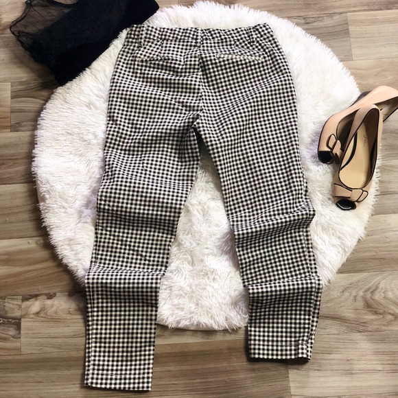 Women’s GAP Slim Crop checkered pants - Picture 6 of 7
